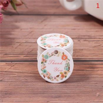 100pcs Circle Kraft Paper Tags