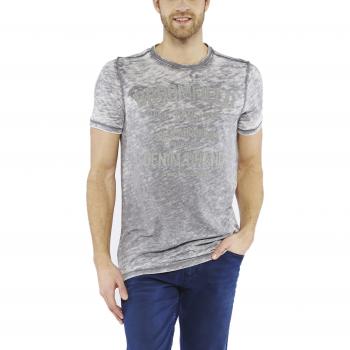 COLORADO DENIM Herren T-Shirt Carrell, Grau, Größe Large