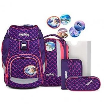 Ergobag Pack Schulranzen Set 6-teilig inkl. Klettie-Set