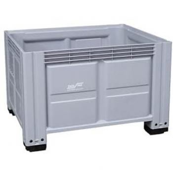 Cassa pallet con 4 piedi HDPE