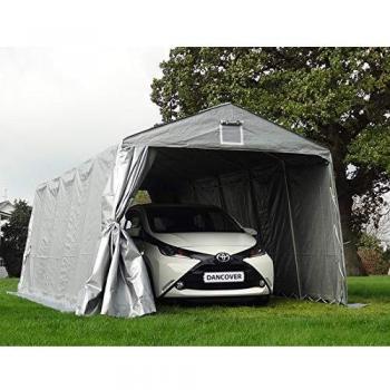 Carpa Garaje 3,3x3,6x2,4 m PE Gris