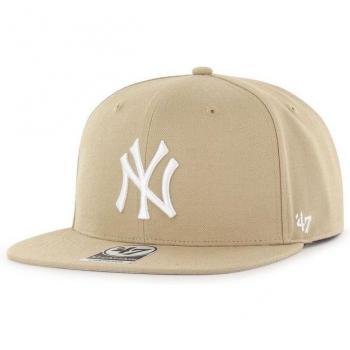 47 Brand Snapback Cap NO SHOT Yankees Beige