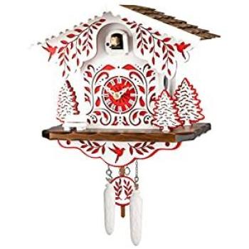 Horloge Murale Coucou Quartz Engstler 330 QM Rouge