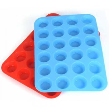 Moldes Multiusos 24 Muffins y Cupcakes – Kit de Cocina Silicona