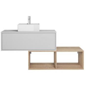 Mobile bagno sospeso con lavabo quadrato Teana II