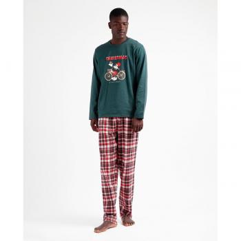 Pijama Manga Larga Disney Hombre Azul