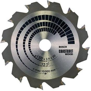 Lama circolare in metallo duro 150 x 20 x 2.4 mm 12 denti