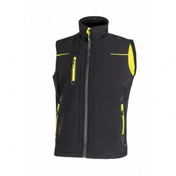 Universe-Gilet Tecnico Impermeabile, Antivento E Traspirante Black Carbon Soft Shell-Fu188Bc U-Power-Taglia S