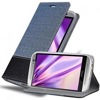 Funda Tarjetero HTC ONE M8 Azul Oscuro