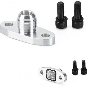 2 Inch Turbo Oil Drain Return Flange Adapter AN10 CNC for T3 T4 GT28 GT30 GT35 T25
