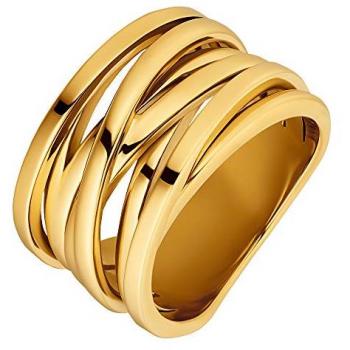Heideman Damen‑Ring „Goldfarben“ – 60 mm, poliertes Finish, Geschenkverpackung
