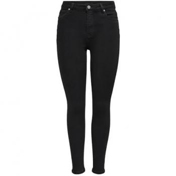 Mila High Waist Denim Negro