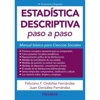 Estadística descriptiva paso a paso: Manual básico para Ciencias Sociales (Tapa blanda con solapas).