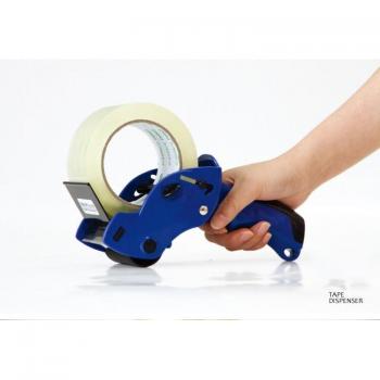 Portable 60mm Tape Dispenser with Cutter for Stationery and Office Supplies