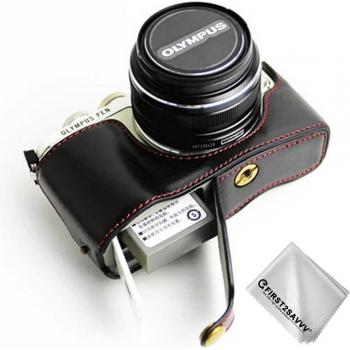 Digital camera case for Olympus PEN E-PL10 with strap