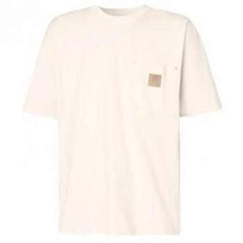 Carhartt Work In Progress T‑Shirt mit Brusttasche Offwhite M