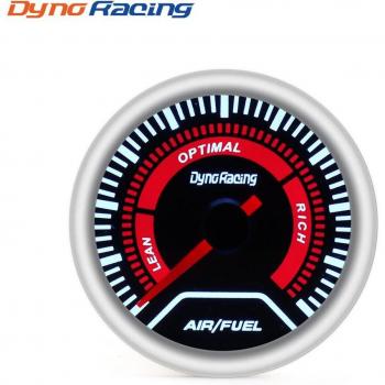 Dynoracing Compteur A/C 2 (52mm) Fumée Lumière LED BX101233