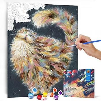 Dipingere con i Numeri: Kit Completo 40x50cm – Pennelli & Pigmenti Acrilici
