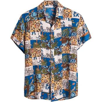 Hawaïische Herren‑T-Shirt – Ethno‑Design