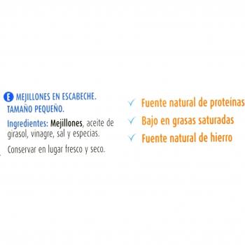 Mejillones Escabechados de la Ribera – Tins de 10 unidades