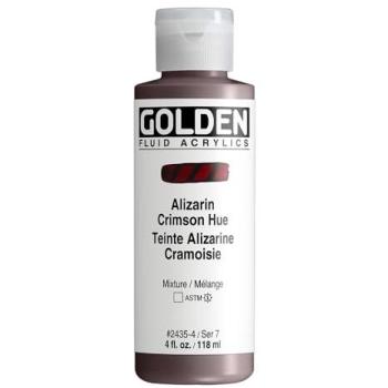 Flacon de Peinture Acrylique Professional – Cramoisi Alizarin (GOLDEN) 119 ml