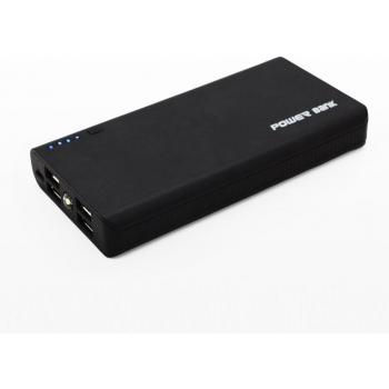 PowerBox 18650: Linterna + 4 Puertos USB