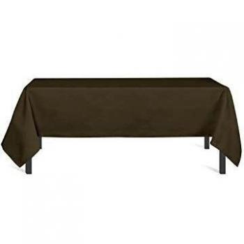 Nappe ALIX 140 x 300 cm anti-tâches Marron