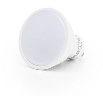 SMD LED GU10 Lampe 7W, 120° Abstrahlwinkel, 550 Lumen, A+, warmweiß, Sparlampe, Pack à 10