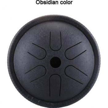 Tambour de percussion 5,5 pouces en acier avec pilons