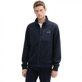 Tom Tailor Fleece-Strickjacke Herren Größe M