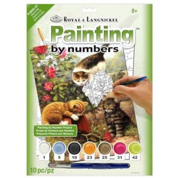 Whisker Wonderland Paint-by-Numbers Kitten Collection