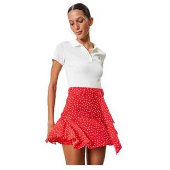 Koton Mini Polka Dot Rock mit Schnürung für Damen