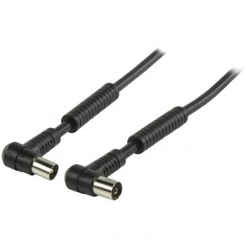 Cable de antena coaxial hembra negro 10.0 m