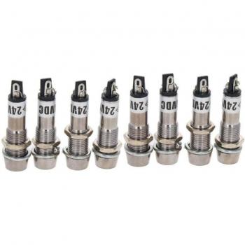XD8-1 Green LED Metal Indicator 42mm Waterproof 24V