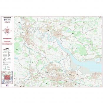 Stirling ZIP Code Region Map (Matte Finish)
