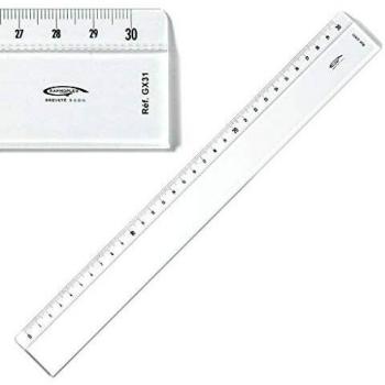 Graphoplex Bevelled Edge Ruler