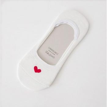 Calcetines tobilleros de mujer, antideslizantes y con corazón, 10 unidades (5 pares)