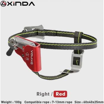 Cinturón de Pedal para Escalada en Roca con Elevador de Pie y Sistema Anticaída