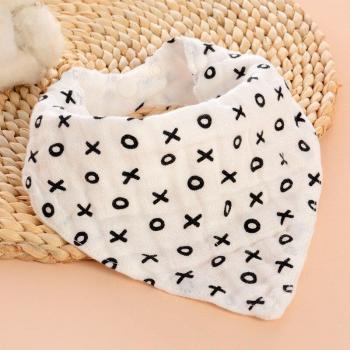Milk Bottle Print Feeding Bib