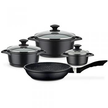 Kochtopf-Set Gourmet Granit 7-tlg