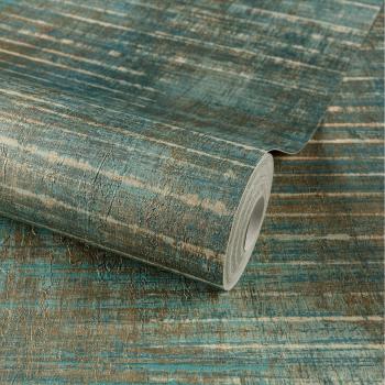 Grandeco Distressed Metallic Urban Stripe Wallpaper
