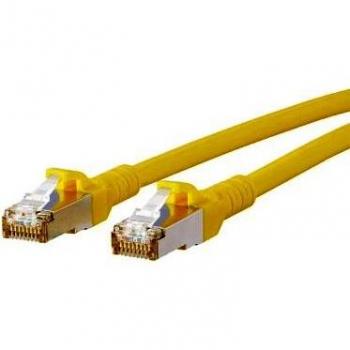METZ CONNECT 1308455077-E, Yellow, 5m, Cat6a, Networking