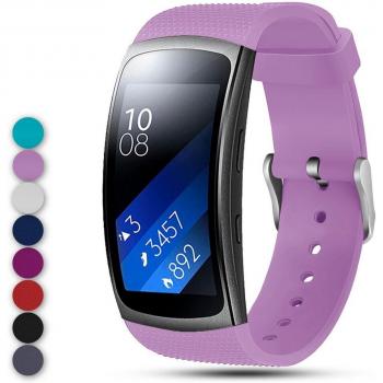 Correa Suave de Silicona para Samsung Gear Fit 2 Pro y Fit 2 SM-R360