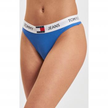 Tommy Hilfiger Big Logo Damen Tanga Blau M