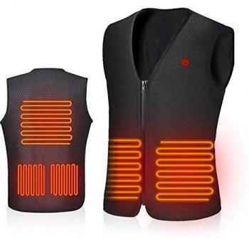 Chaleco térmico con 5 zonas de calentamiento