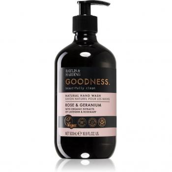 Savon liquide Rose & Géranium – Baylis & Harding 500 ml