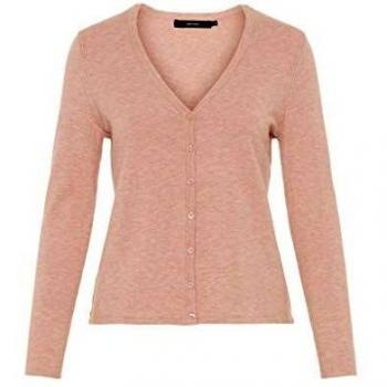Chaqueta Vero Moda Vmhappy LS V-Neck, Rosa para Mujer