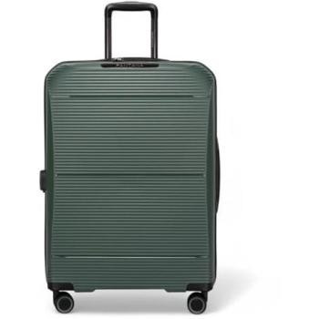Infinity Green 8‑Wheel Expanding PP Hard‑Shell Holiday Bag Set – XL