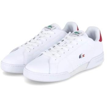 Lacoste Carnaby Cup Casual Sneaker Heren – Wit met Donkerblauwe accenten