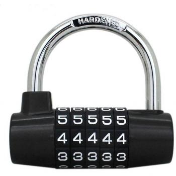 Wide Shackle Combination Lock for Luggage